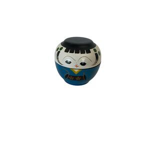 VTG 1970s Otagiri Japan Hand Painted Kokeshi Trinket Box Lacquered OMC
